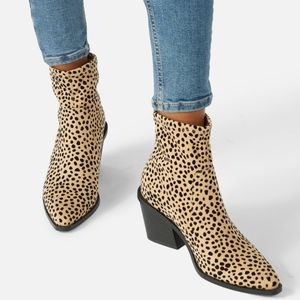 Shoedazzle Cheetah Print Booties
